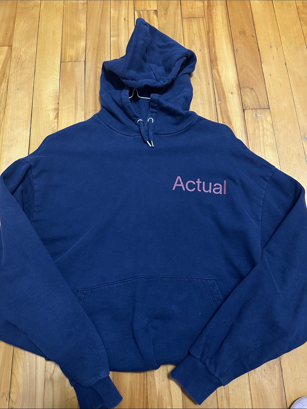 Navy Blue Men's Hoodie Sweatshirt
